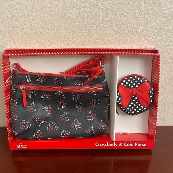 ❤️🖤DISNEY MINNIE MOUSE CROSSBODY AND COIN PURSE!!!! - Picture 2 of 6